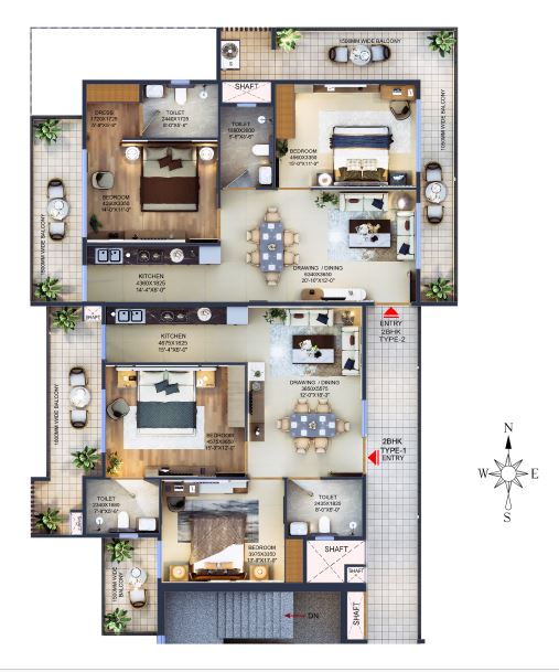 2 BHK  - Image 1